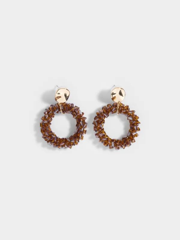 Серьги-пусеты, 2 шт, Кристаллы, Jewelry crystal, image-0