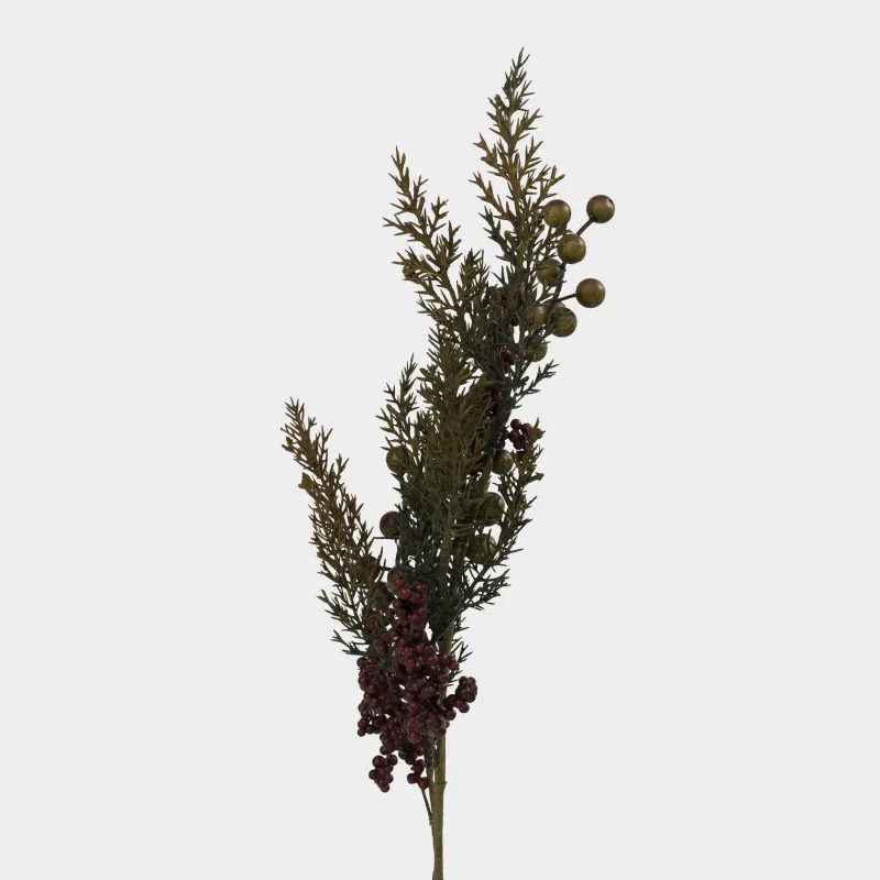 Ветка декоративная, 60 см, полиэстер/пенопласт, Золотисто-коричневые ягоды, Grand garden decor, image-4