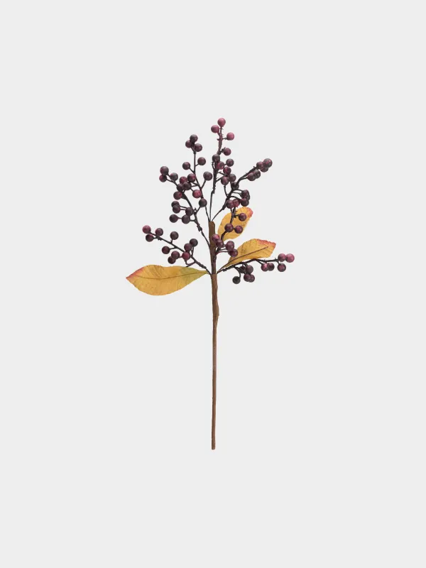 Ветка декоративная, 38 см, Ягоды, Fruit decor, image-0