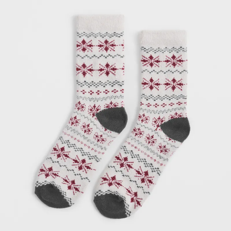 Носки женские, молочно-зеленые, Fleece