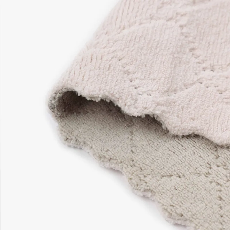 Тряпка для кухни, 26х17 см, 2 шт, микрофибра, бежево-розовая/серая, Ворс с узорами, Clean, image-2