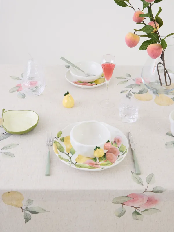 Скатерть, 160х160 см, Груши на ветках, Fruit garden, image-1