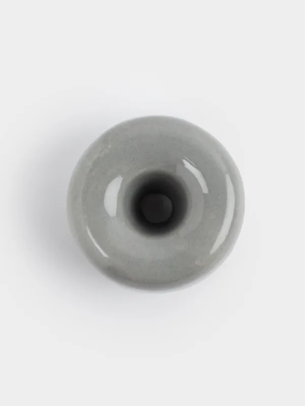 Подставка для зубной щетки, 3 см, фарфор P, серая, Minito, image-3