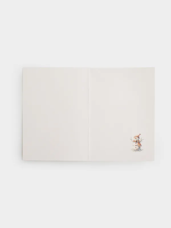 Открытка подарочная, 12х17 см, бумага, Snowy, image-3