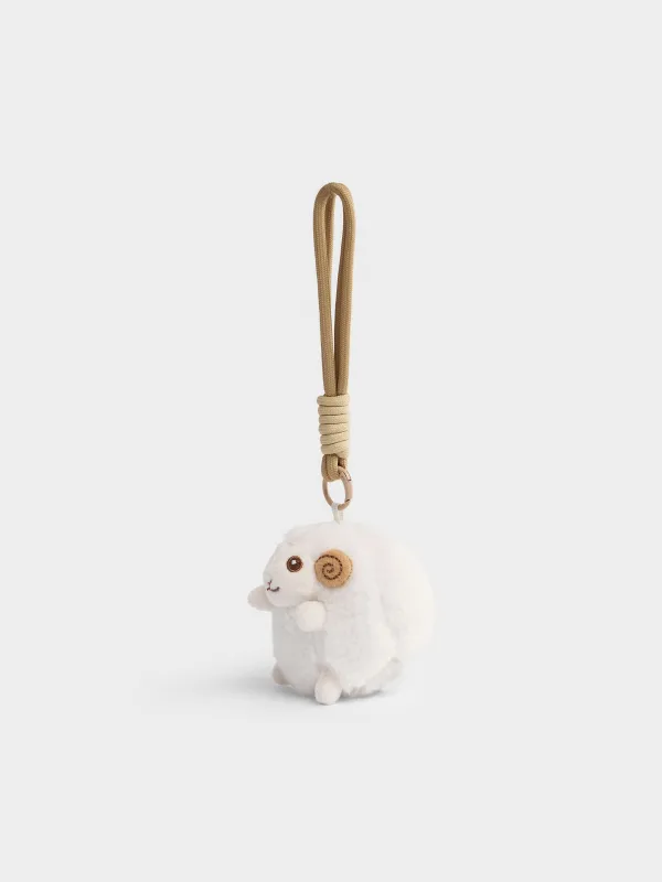 Игрушка-брелок, 8 см, мягкая, Овечка, Keychain lamb, image-2