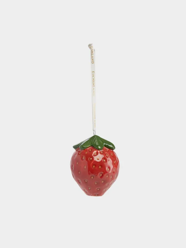 Игрушка елочная, 7 см, Клубника, Fruits, image-0