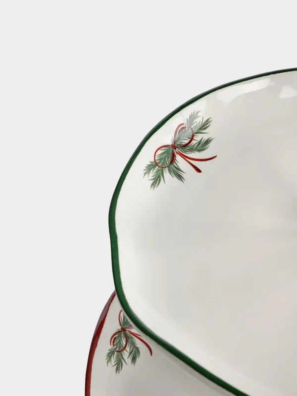 Подставка для пирожных, 24х21/25 см, 2 яруса, Ветки, Christmas tree, image-3