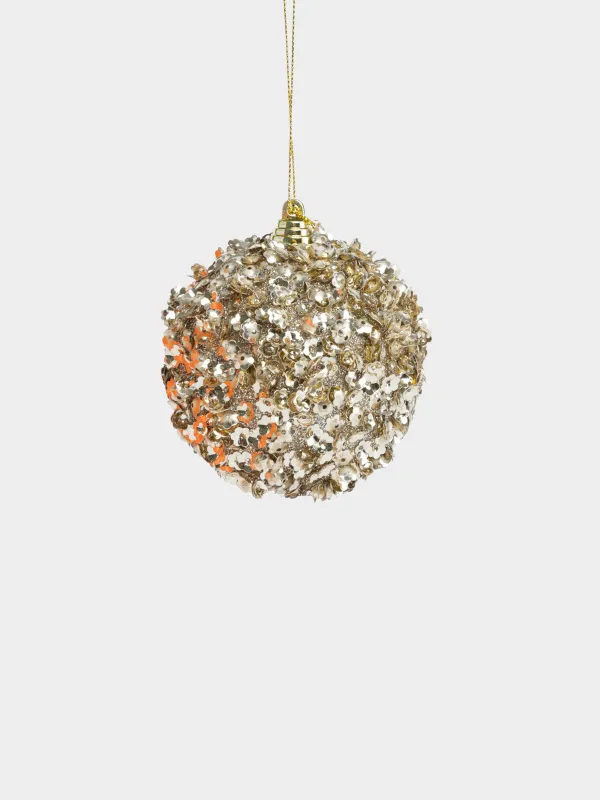 Игрушка елочная, 8 см, Шар со стразами, Ball sparkle, image-1