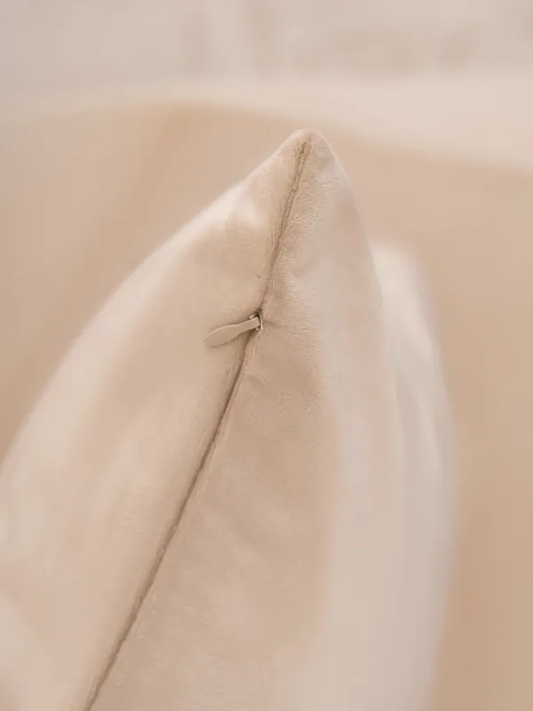 Подушка декоративная, 45х45 см, вельвет, молочно-золотистая, Sweet home, Scroll, image-5