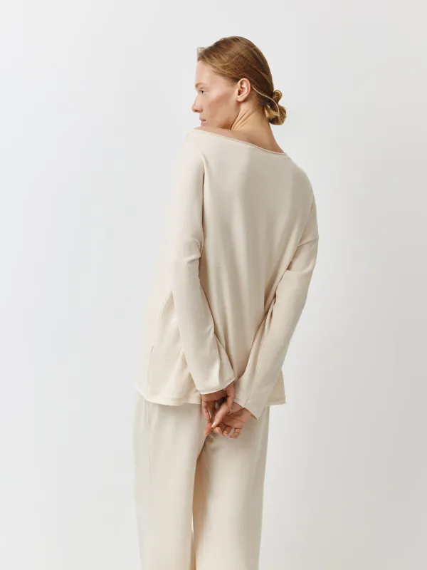 Лонгслив женский, домашний, Ainra, image-3