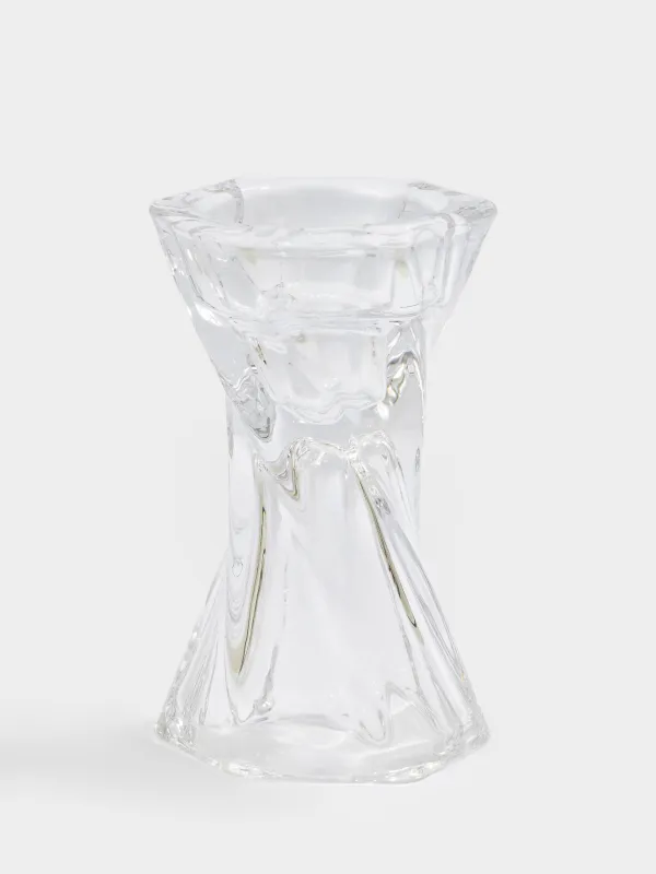 Подсвечник, 12 см, для тонкой/чайной свечи, стекло, Torsido, image-0