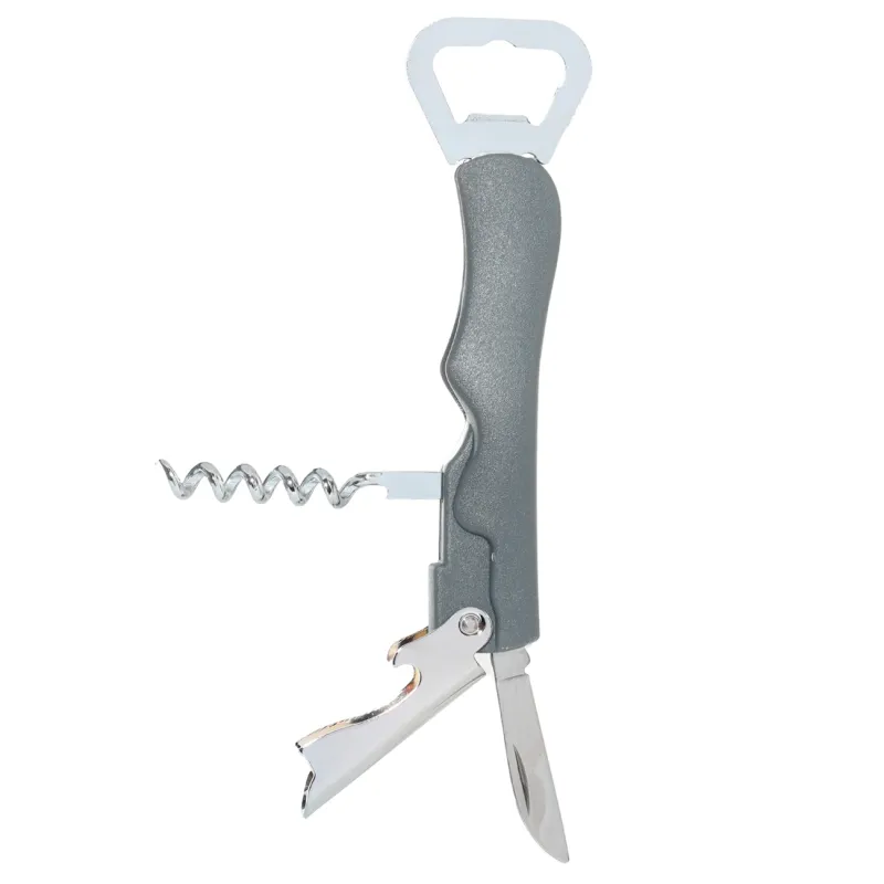 Нож официанта, 14 см, сталь/пластик, темно-серый, Bar, image-0