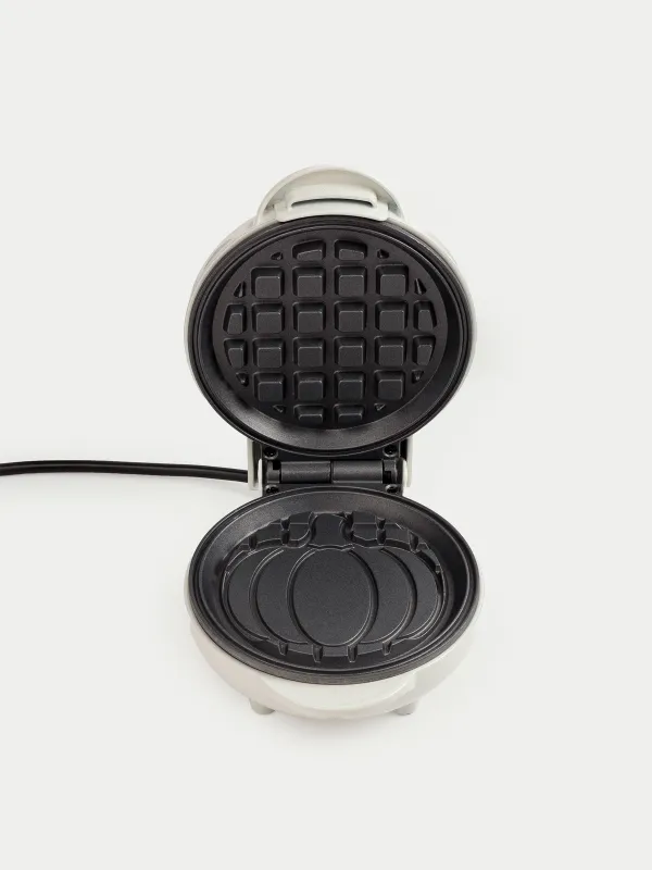 Вафельница, электрическая, 550 Вт, бакелит/металл, молочная, Тыква, Vintage kitchen, image-3