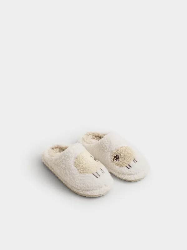 Тапочки из искусственного меха с принтом Овечки, Needed, image-4