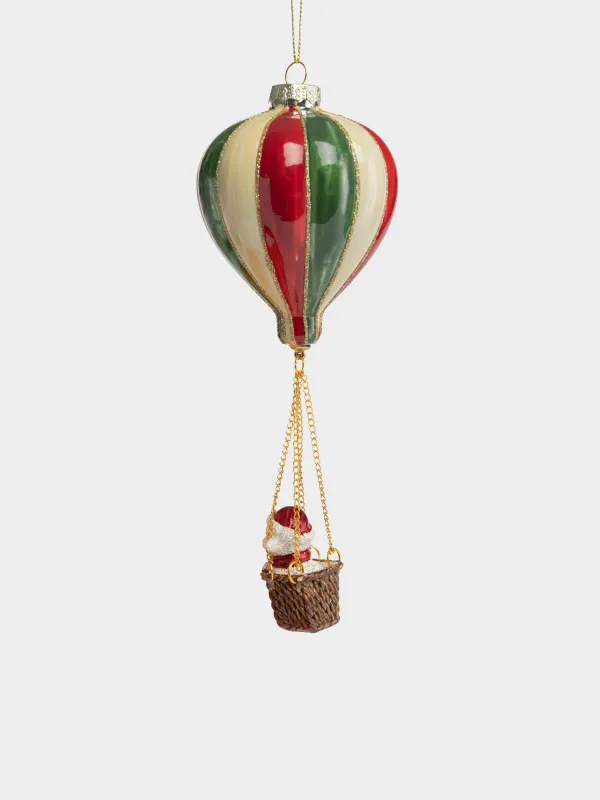 Игрушка елочная, 20 см, Овечка на воздушном шаре, Figure christmas, image-1