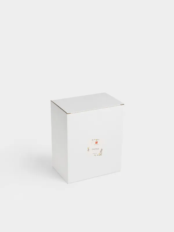 Кувшин, 540 мл, керамика D, серый, Кролик с букетом цветов, Easter, image-5