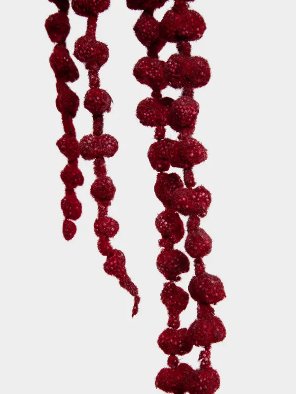Ветка декоративная, 1,7 м, Бордовые ягоды, Amarant decor, image-3