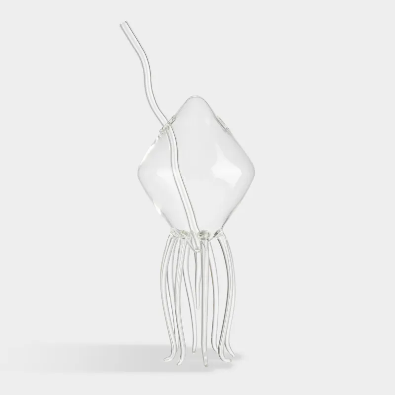 Бокал, с трубочкой, Кальмар, Deep sea decor, image-0