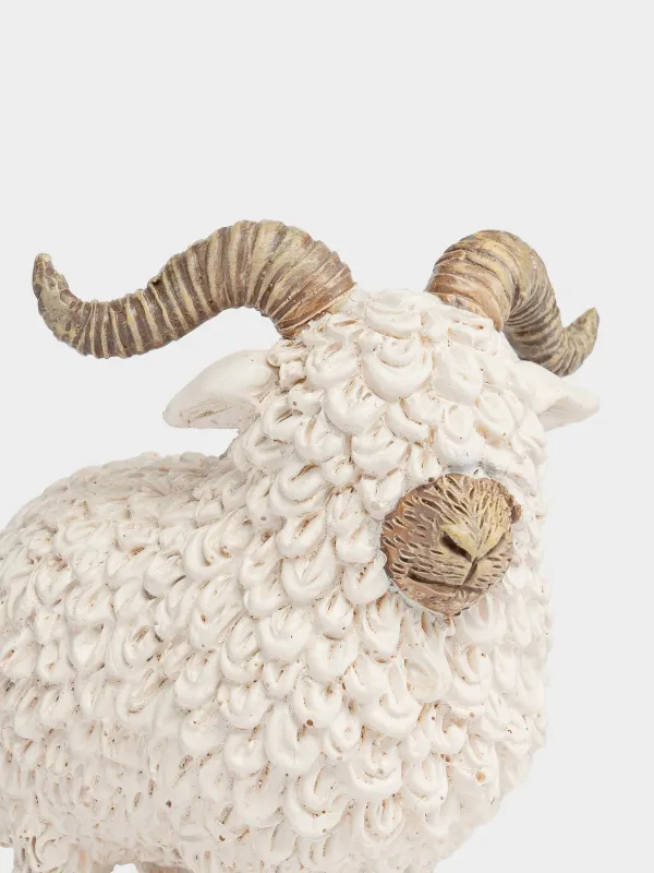 Статуэтка, 8 см, Баран, Sheep beige, image-2