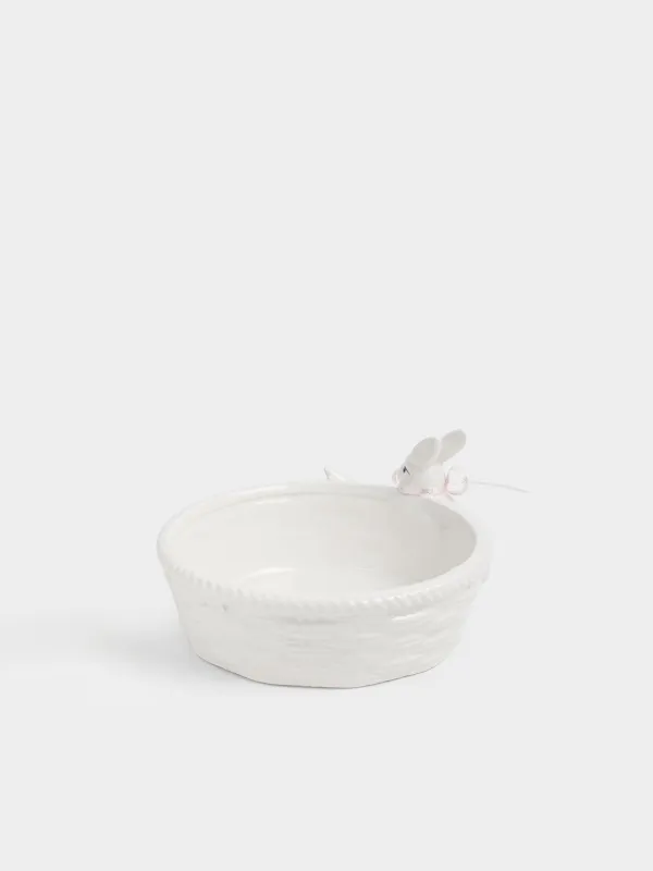 Конфетница, 19х10 см, Кролики с корзиной, Rabbit bloome, image-3