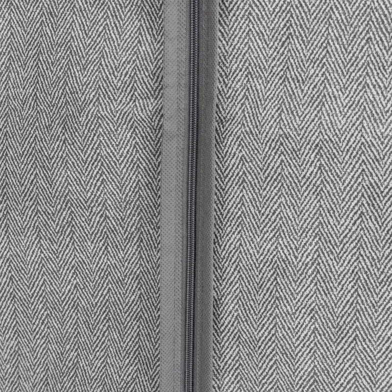 Чехол для одежды, 60х100 см, текстиль/ПВХ, серый, Pedant new, image-2