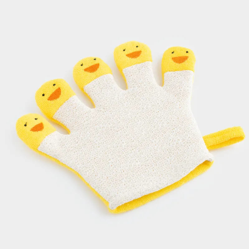 Мочалка-варежка для тела, Утки, Duck yellow, image-1