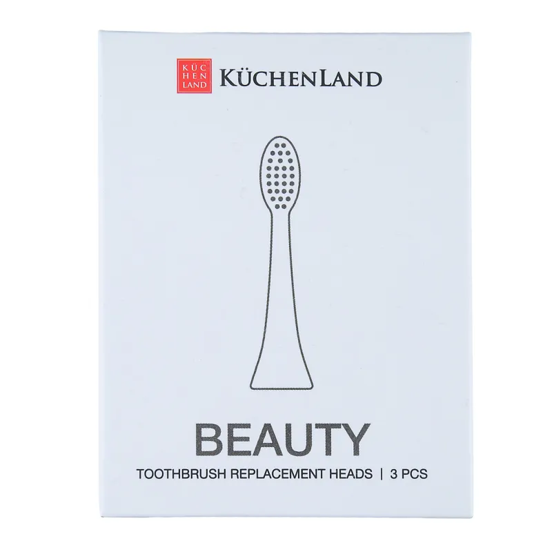 Насадка для зубной щетки MC6100, 3 шт, белая, Beauty, image-1