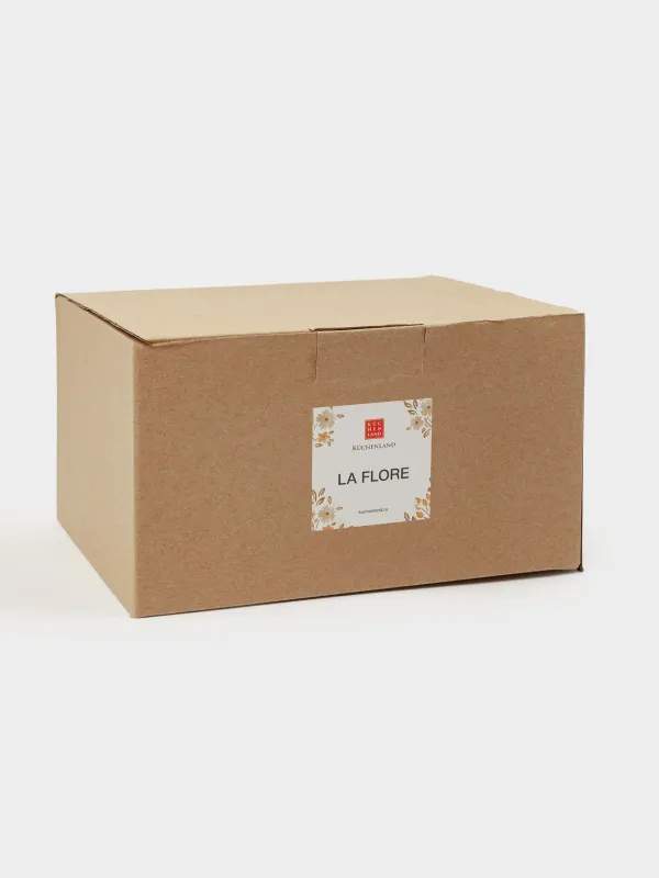 Пара чайная, 1 перс, 2 пр, 460 мл, керамика D, молочная, Винтажные цветы, La flore, image-7