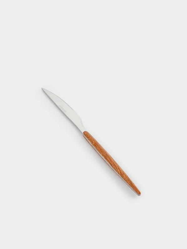 Нож столовый, 2 шт, сталь/пластик, коричневый, Oslo, image-1