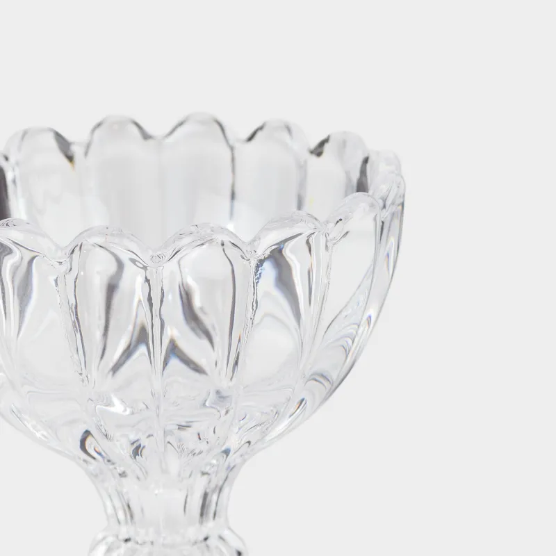 Подставка для яйца, 7 см, стекло, Clear pattern, image-3