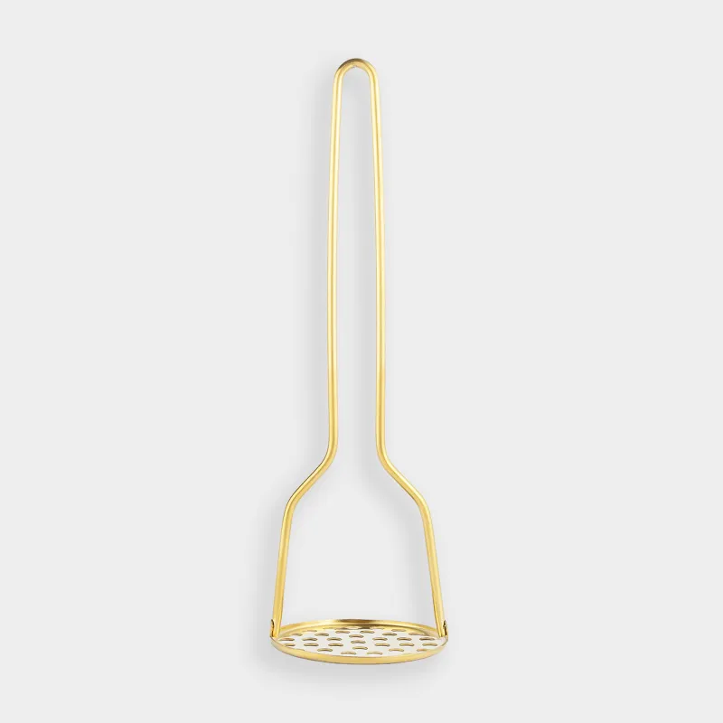 Пресс для пюре, 28 см, сталь, золотистый, Device gold