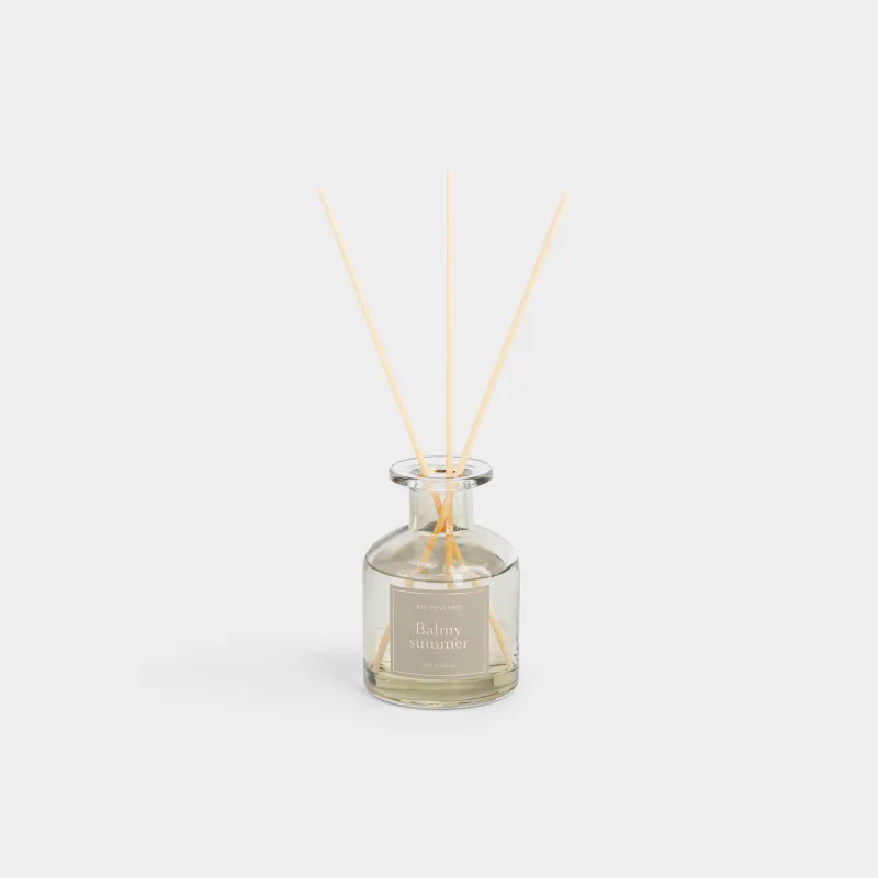 Ароматический диффузор, 120 мл, с сухоцветами, Lime&Basil, Balmy summer