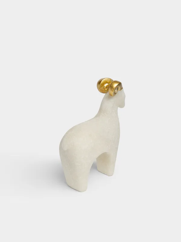 Статуэтка, 14 см, Баран, Sheep gold, image-2