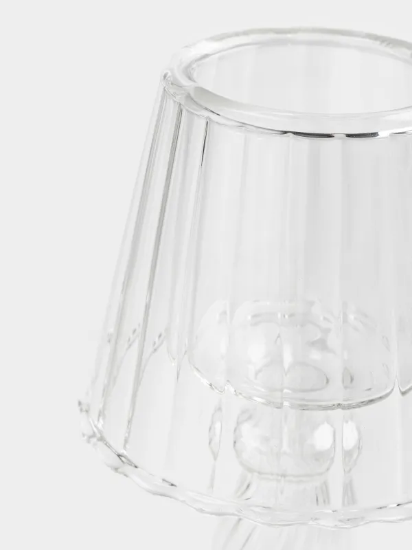 Подсвечник, 17 см, для чайной свечи, Торшер, Clear, image-2