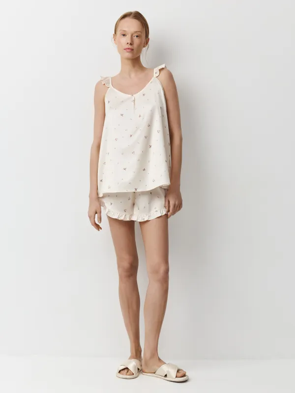 Шорты женские, с рюшами, Roldia, image-0