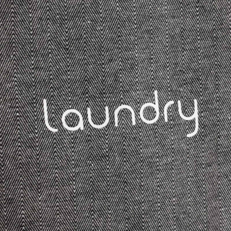 Сумка для хранения белья, 35х25х40 см, с ручками, полиэстер, прямоугольная, серая, Navy, image-3