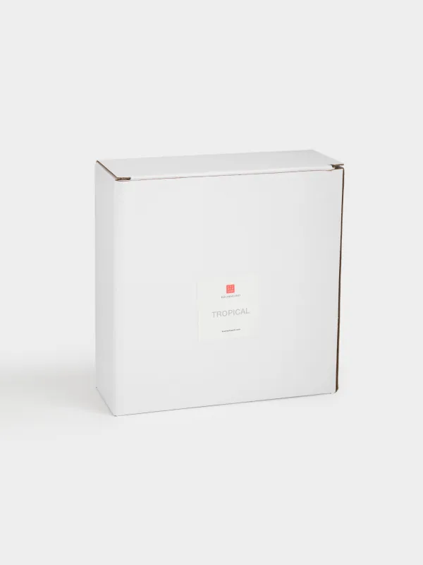 Блюдо декоративное, 19х16 см, керамика, зеленое, Лист монстеры, Tropical, image-5