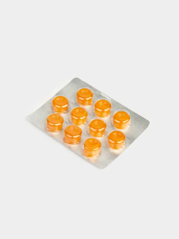 Леденец, 32 гр, 10 шт, без сахара, Облепиха и мед, Candy life, image-1