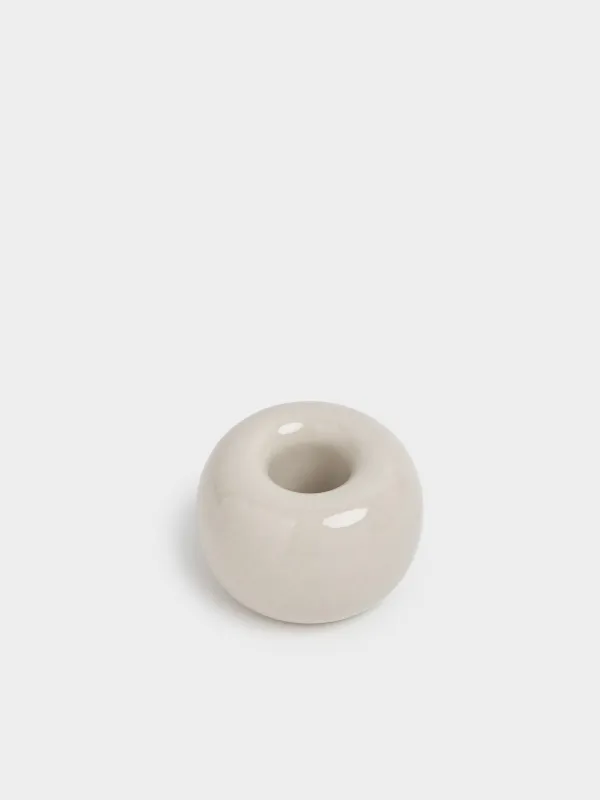 Подставка для зубной щетки, 3 см, керамика D, бежевая, Nira, image-1