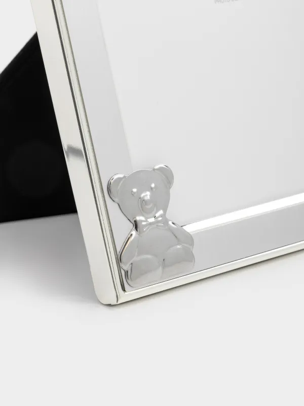 Фоторамка, 15х20 см, металл/стекло, молочная, Мишка, Gallery, image-3