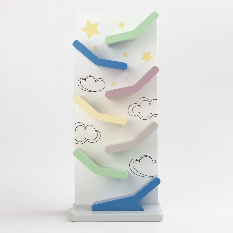 Игрушка, 27 см, дерево, Гоночный трек с машинками, Kiddy, image-4