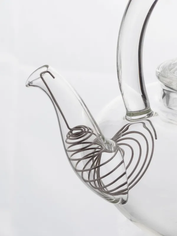 Чайник заварочный, 600 мл, стекло Б/сталь, Бабочка, Butterfly, image-3