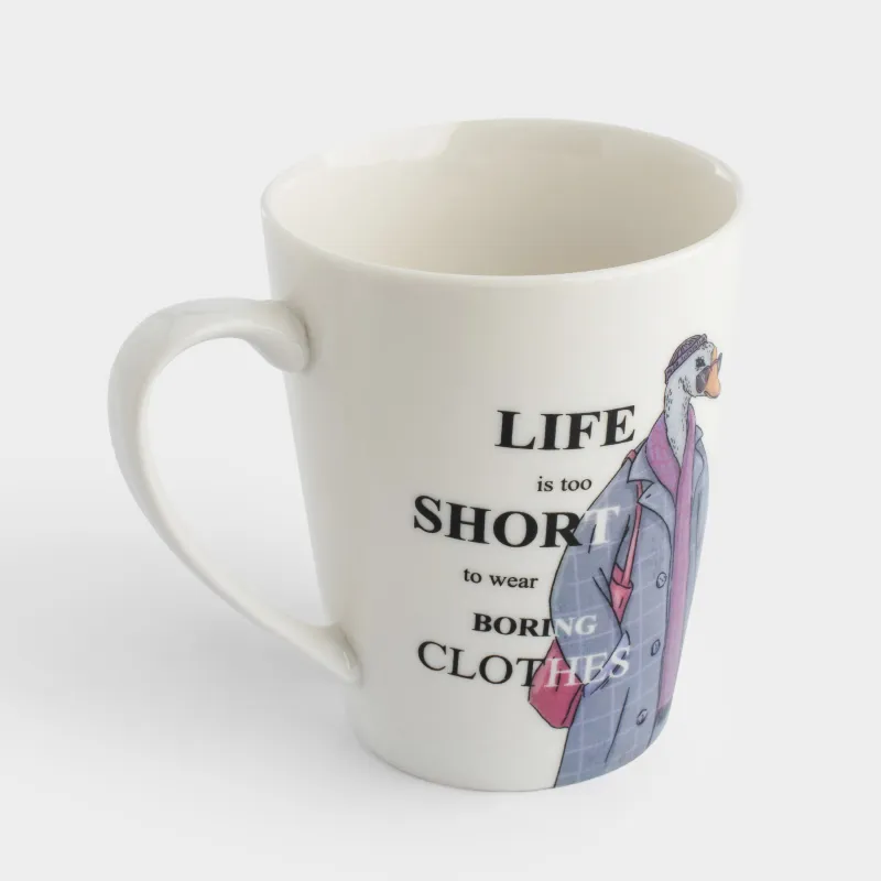 Кружка, 420 мл, Гусь в пальто, Goose, image-1