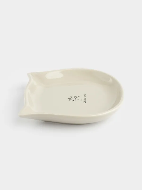 Миска для животных, 14х13 см, 100 мл, плоская, керамика D, серая, Кот, Whiskers, image-5