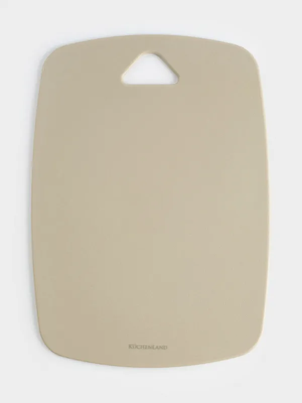 Доска разделочная, 30/35 см, 2 шт, пластик, молочная/серо-коричневая, Soft kitchen, image-1
