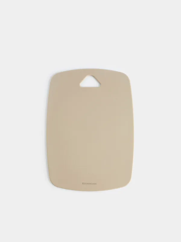 Доска разделочная, 30/35 см, 2 шт, пластик, молочная/серо-коричневая, Soft kitchen, image-1