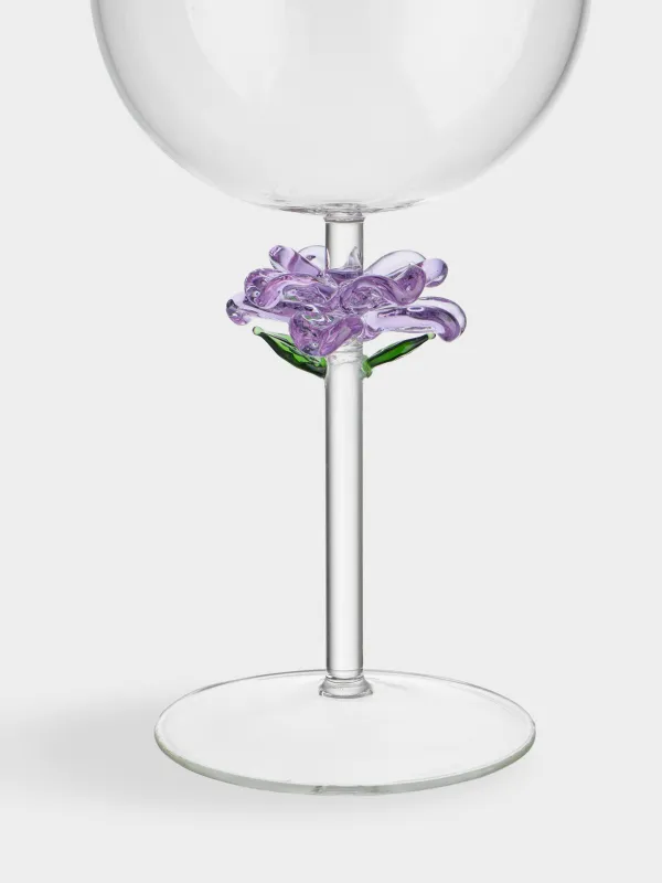 Бокал для вина, 450 мл, стекло, Цветок, Shape, image-1