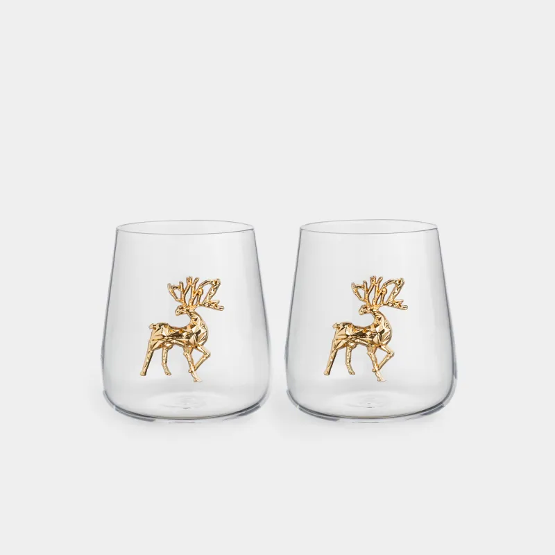 Стакан, 430 мл, 2 шт, Олень, Verset