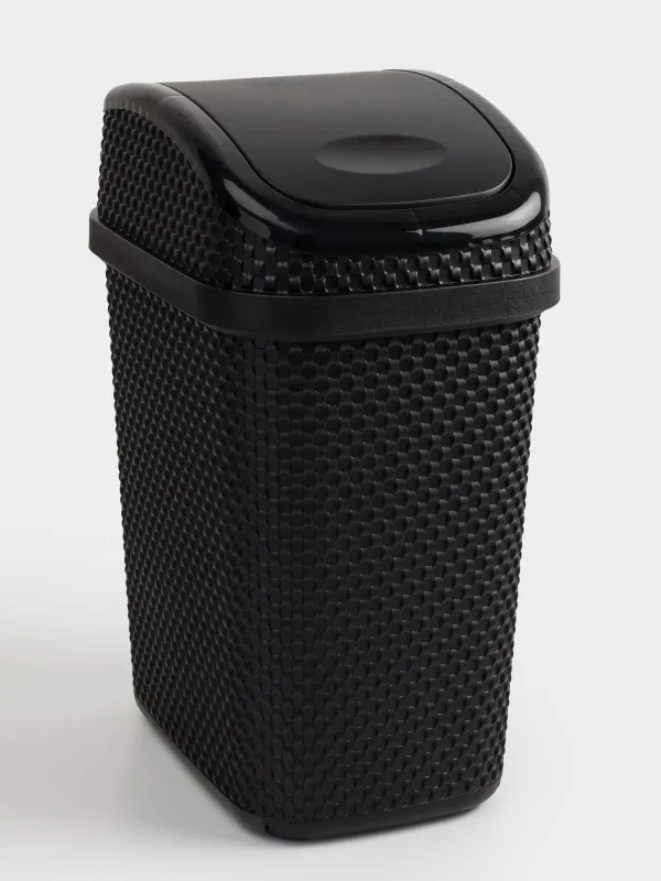 Емкость для мусора, 10 л, Nickel, image-1