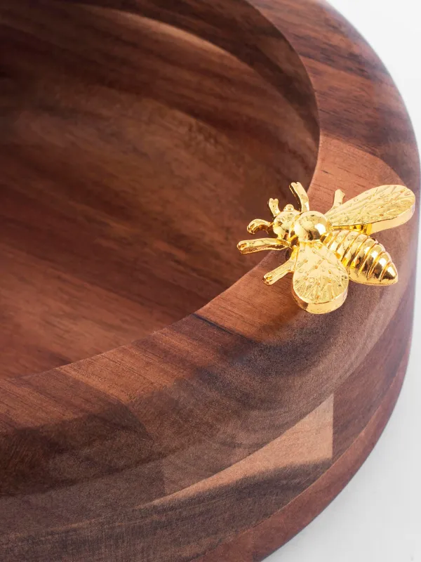 Блюдо декоративное, 19 см, Пчела, Honey, image-3